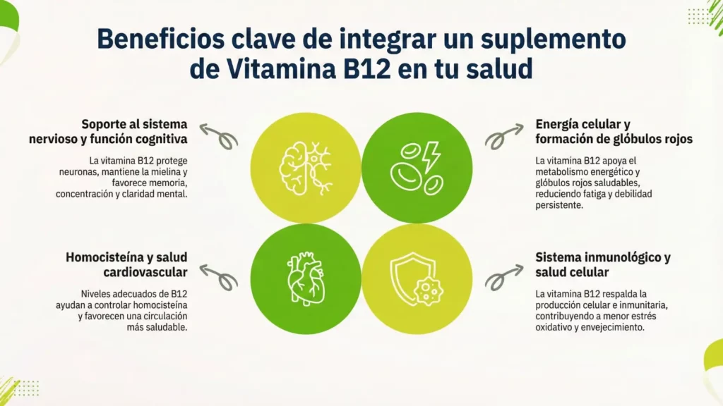 B12 inyectable vs oral