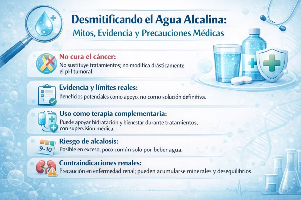 agua alcalina para la digestión