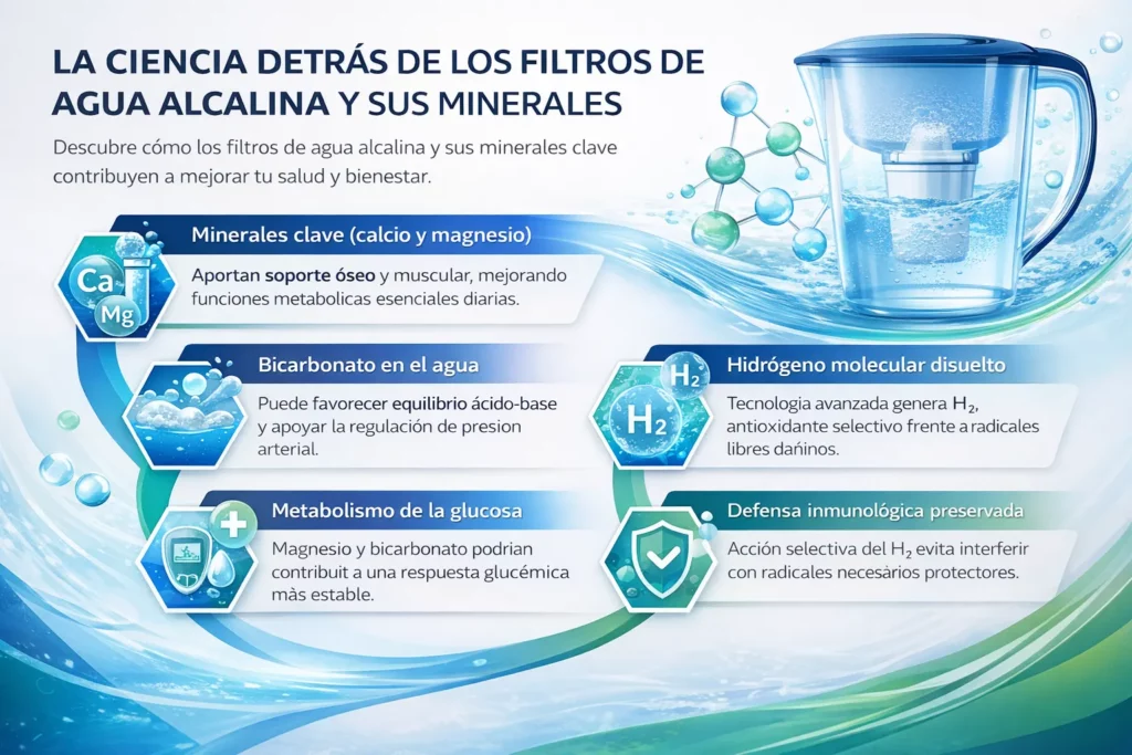 (La ciencia detrás de los filtros agua alcalina y sus minerales