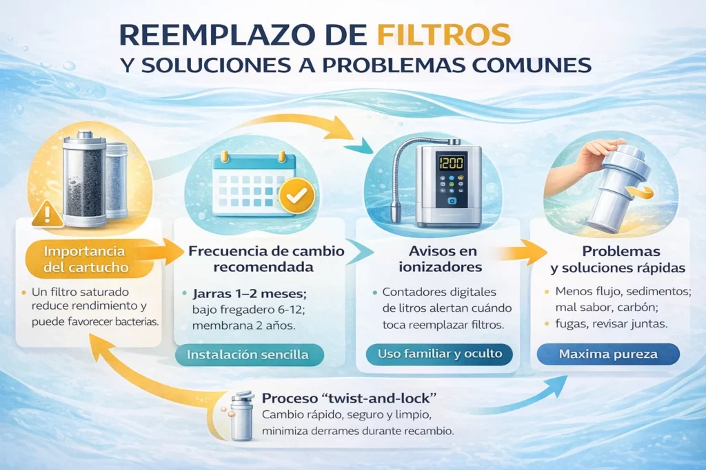 alcalinización del agua con minerales