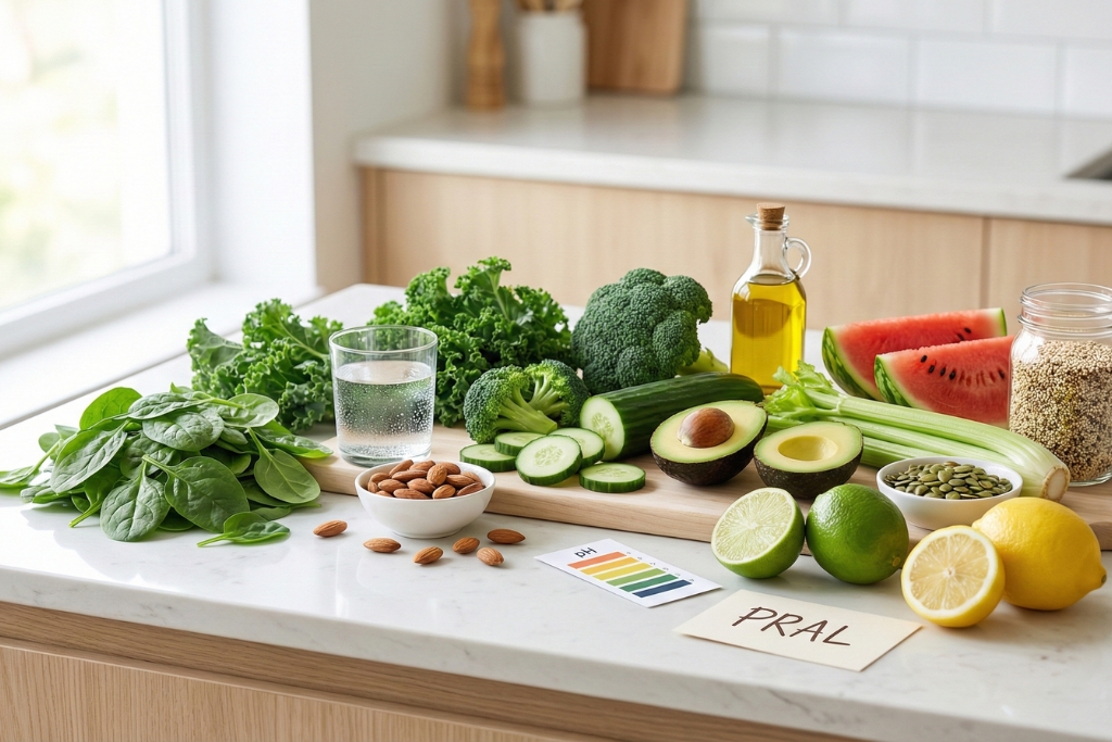 lista de alimentos alcalinos