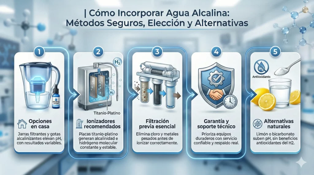 mitos del agua alcalina